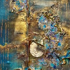 「星を見つめる能面作家様へ。自分を描くというご褒美」