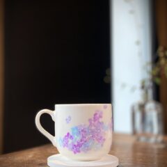 「紫陽花のコーヒーカップに、想いをのせて。」