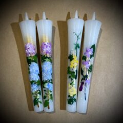きゅうりとなす、紫陽花とともに──思い出を描くオーダーメイドのお供えキャンドル