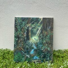 新しい門出に寄り添うオーダーメイド絵画 ー 緑が導く癒しと希望の一枚　🌿 A Custom Art Piece for a New Beginning