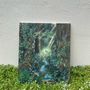 新しい門出に寄り添うオーダーメイド絵画 ー 緑が導く癒しと希望の一枚　🌿 A Custom Art Piece for a New Beginning