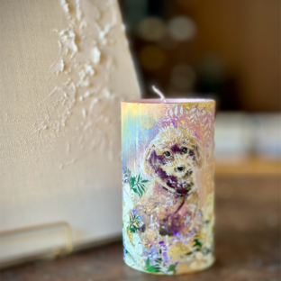 フルオーダーメイド絵画｜大切な家族・シエルちゃんへの追悼の一枚